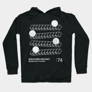 Weather Report / Minimalist Graphic Artwork Fan Design Hoodie